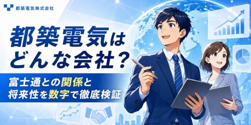 都築電気はどんな会社？富士通との関係と将来性を数字で徹底検証