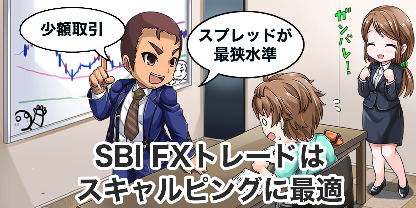 SBI FXトレードはスキャルピング向きの理由