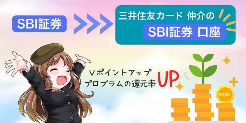 三井住友カードの特典を受けるには「仲介口座」の登録が必要